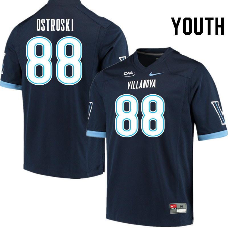 Youth #88 Carmen Ostroski Villanova Wildcats College Football Jerseys Stitched Sale-Navy